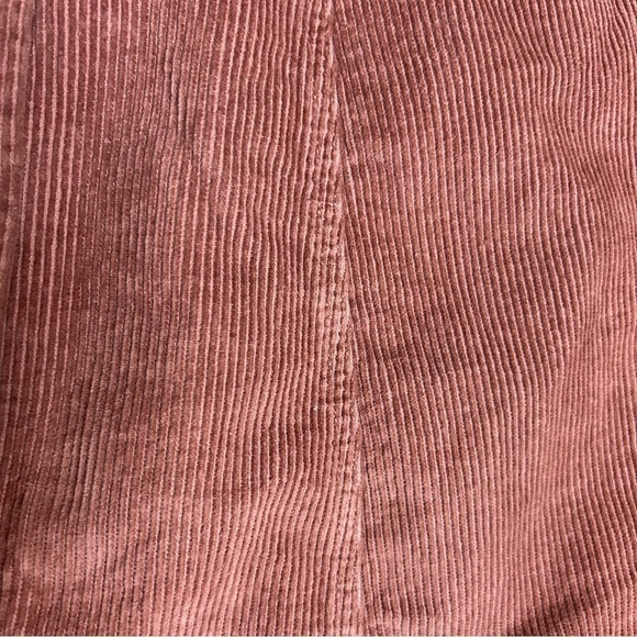Forever 21 Brown Corduroy Front Snap Mini Skirt Sz. U.S. 31 - Picture 5 of 7